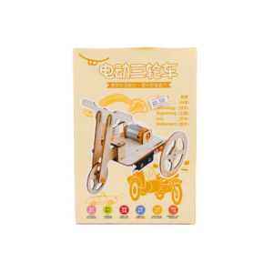 لعبة تركيب كهربائية ( دراجة خشبية )